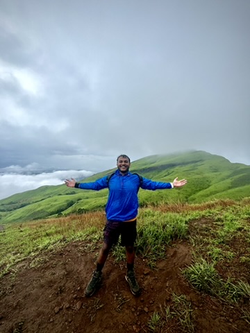 Aayush trekking — green mountains